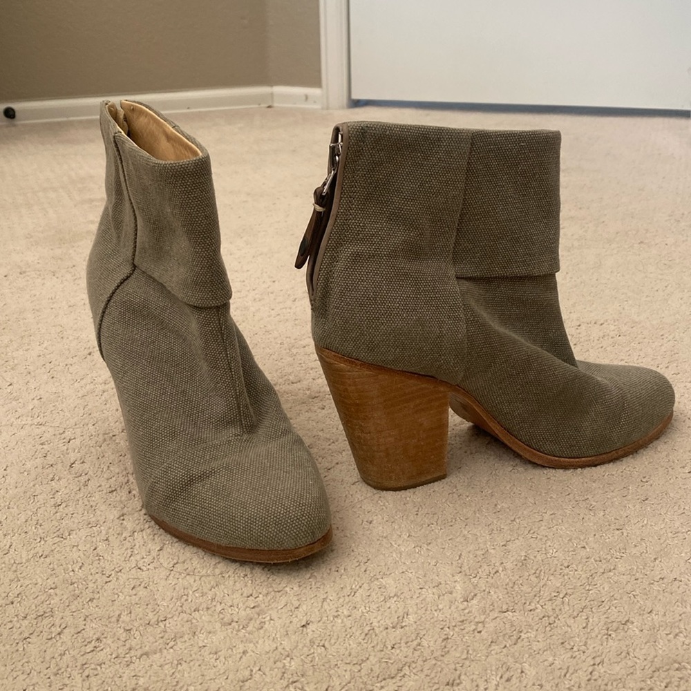 Rag And Bone Canvas Booties. Originally $395 - image 1